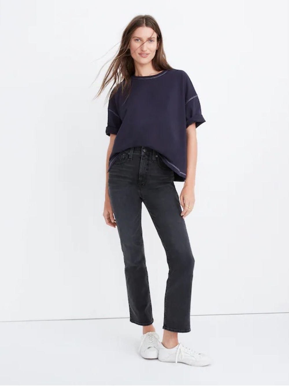Madewell Slim Demi-Boot Jeans in Harlocke Wash 29